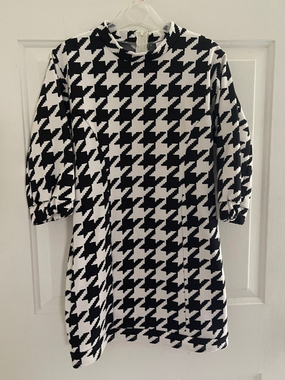 Girls Houndstooth Check Dress Wonder Nation size M 7/8